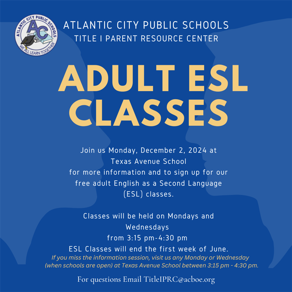 Adult Ed ESL Classes